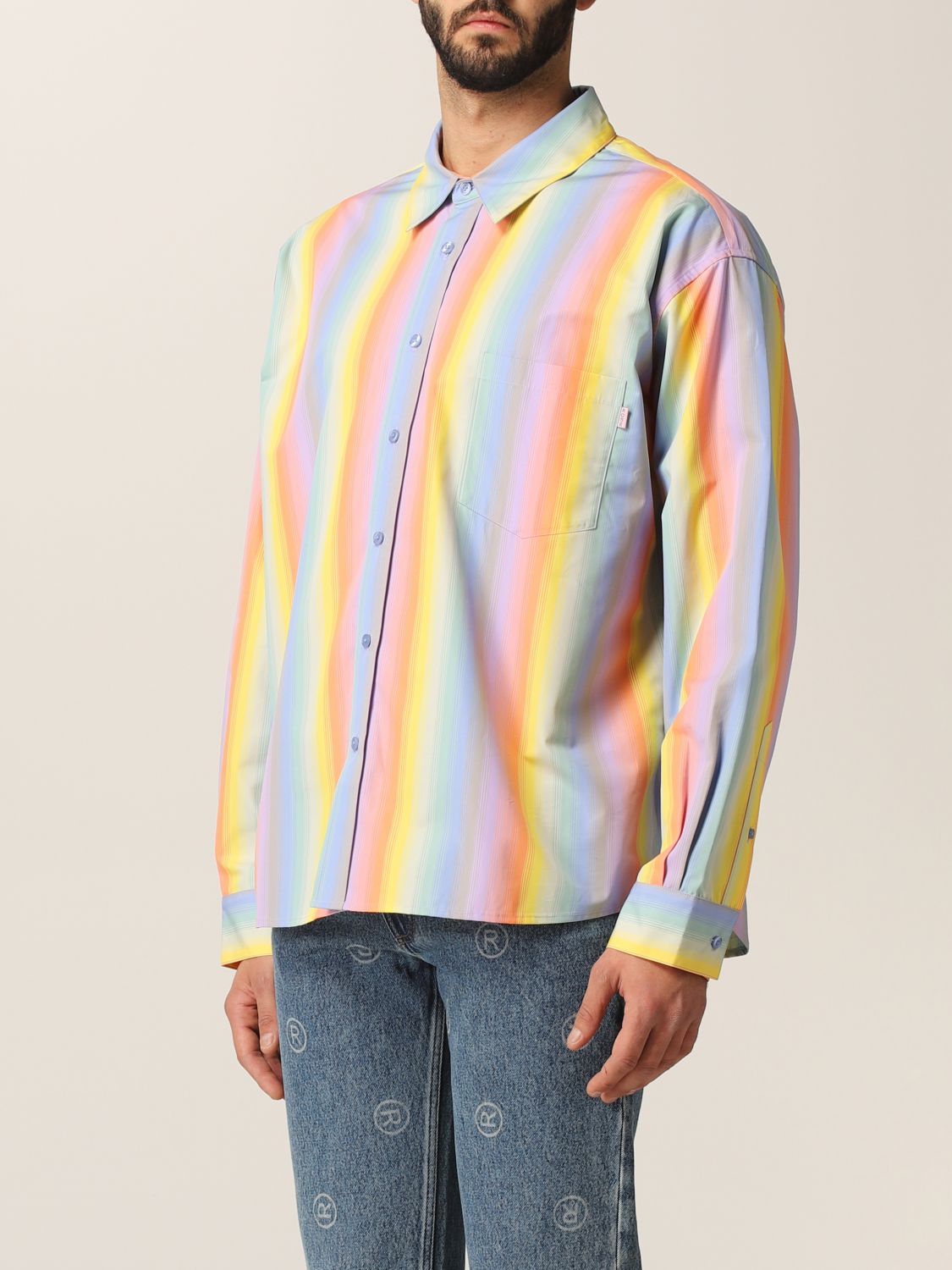 Shirt Martine Rose: Martine Rose multicolor striped shirt multicolor 4