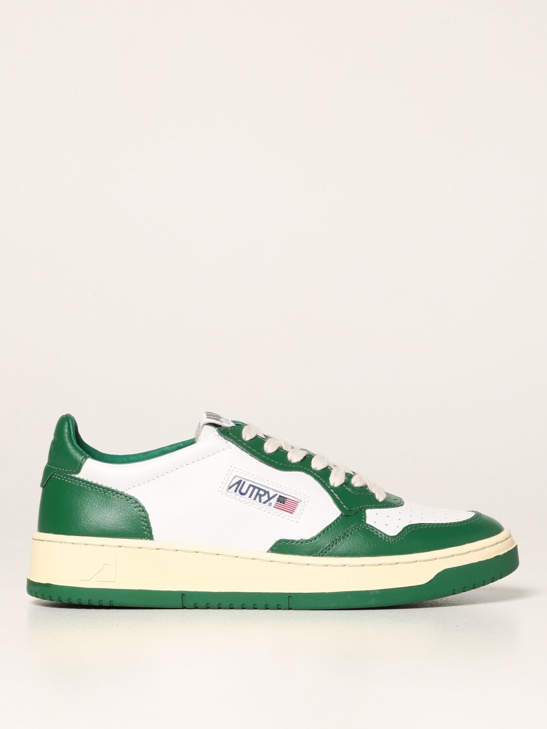 Autry Sneakers In Bicolor Leather In White | ModeSens