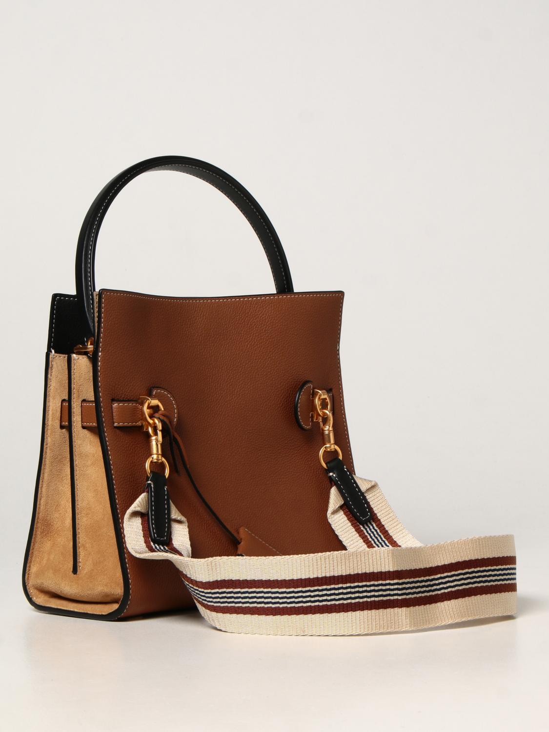 tan tory burch tote