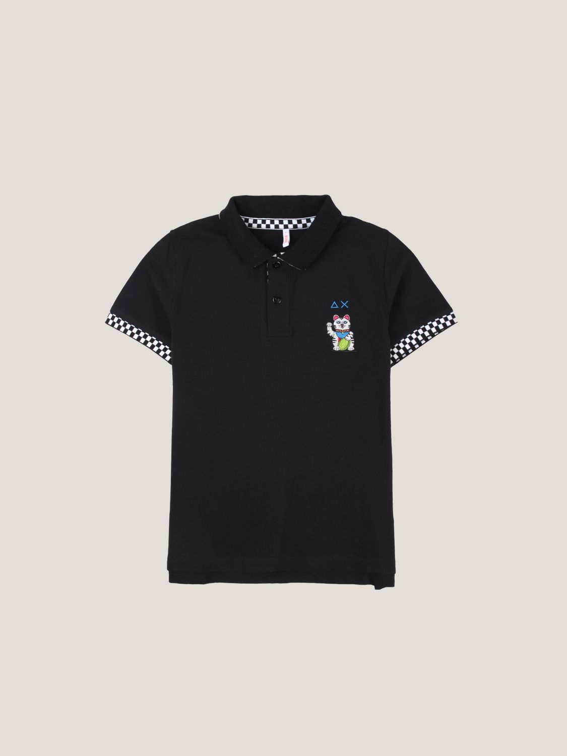 Polo Shirt Sun 68: Polo shirt kids Sun 68 black 1