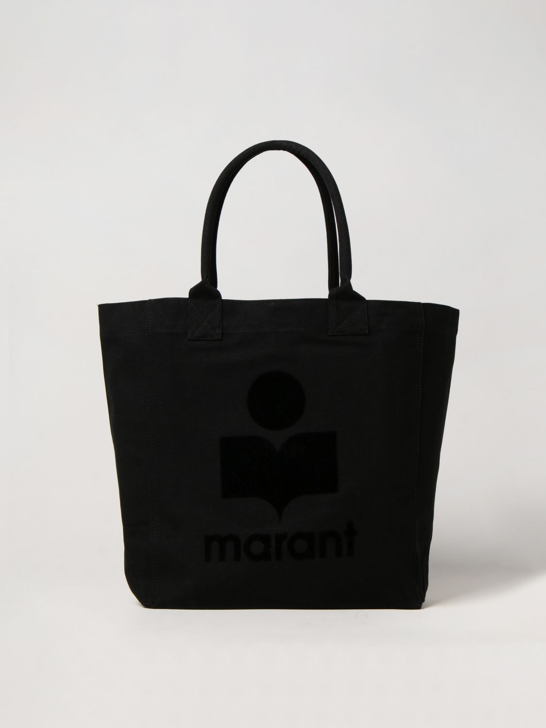 ISABEL MARANT: canvas tote bag - Black | Isabel Marant tote bags ...