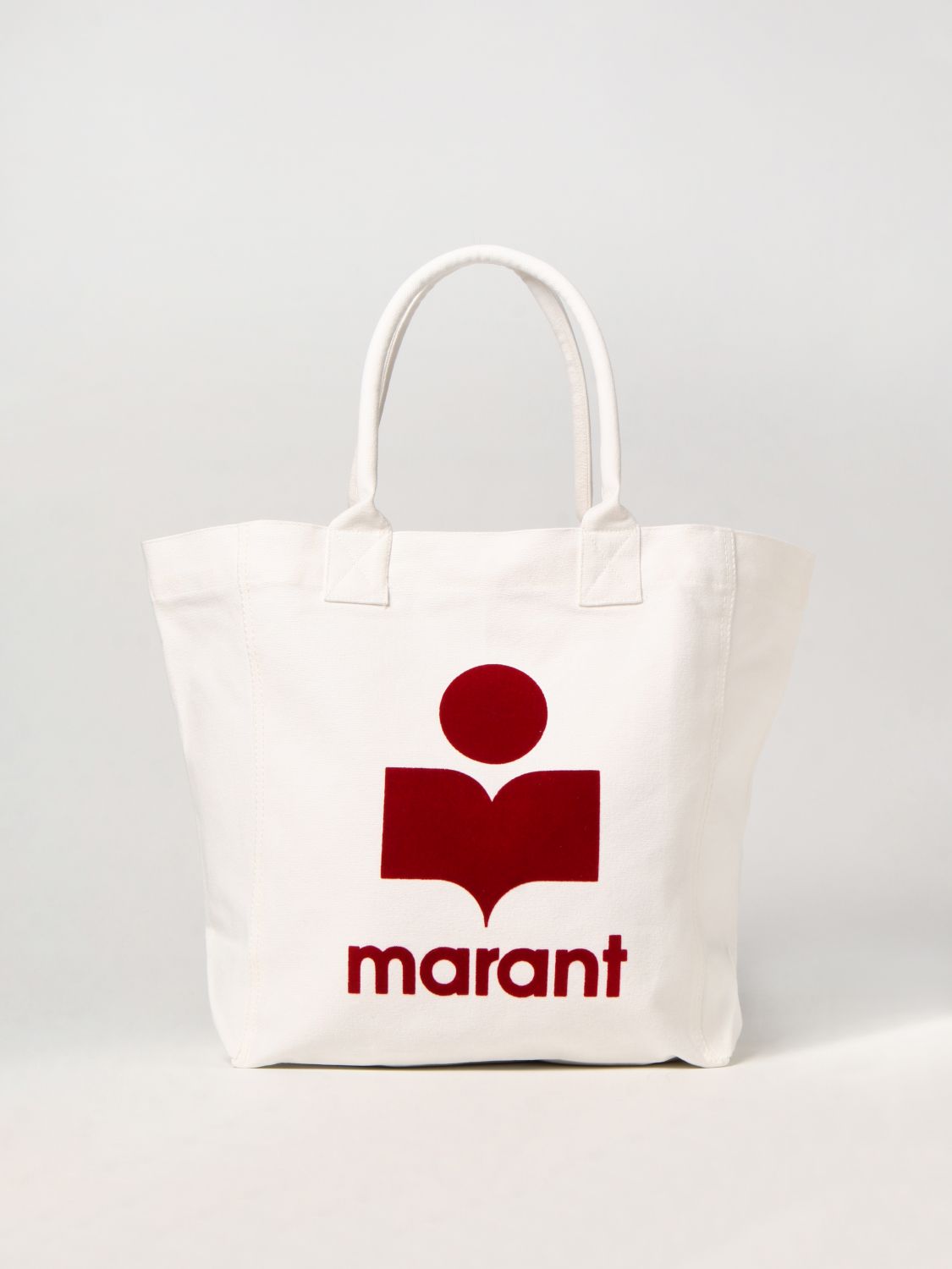 ISABEL MARANT: canvas tote bag - Ecru | Isabel Marant tote bags ...