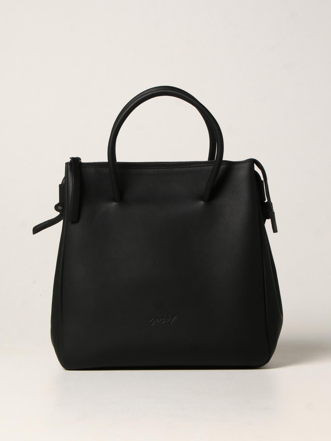 MARSÈLL: Sacco leather bag - Black | Marsèll tote bags MB0413189 online ...