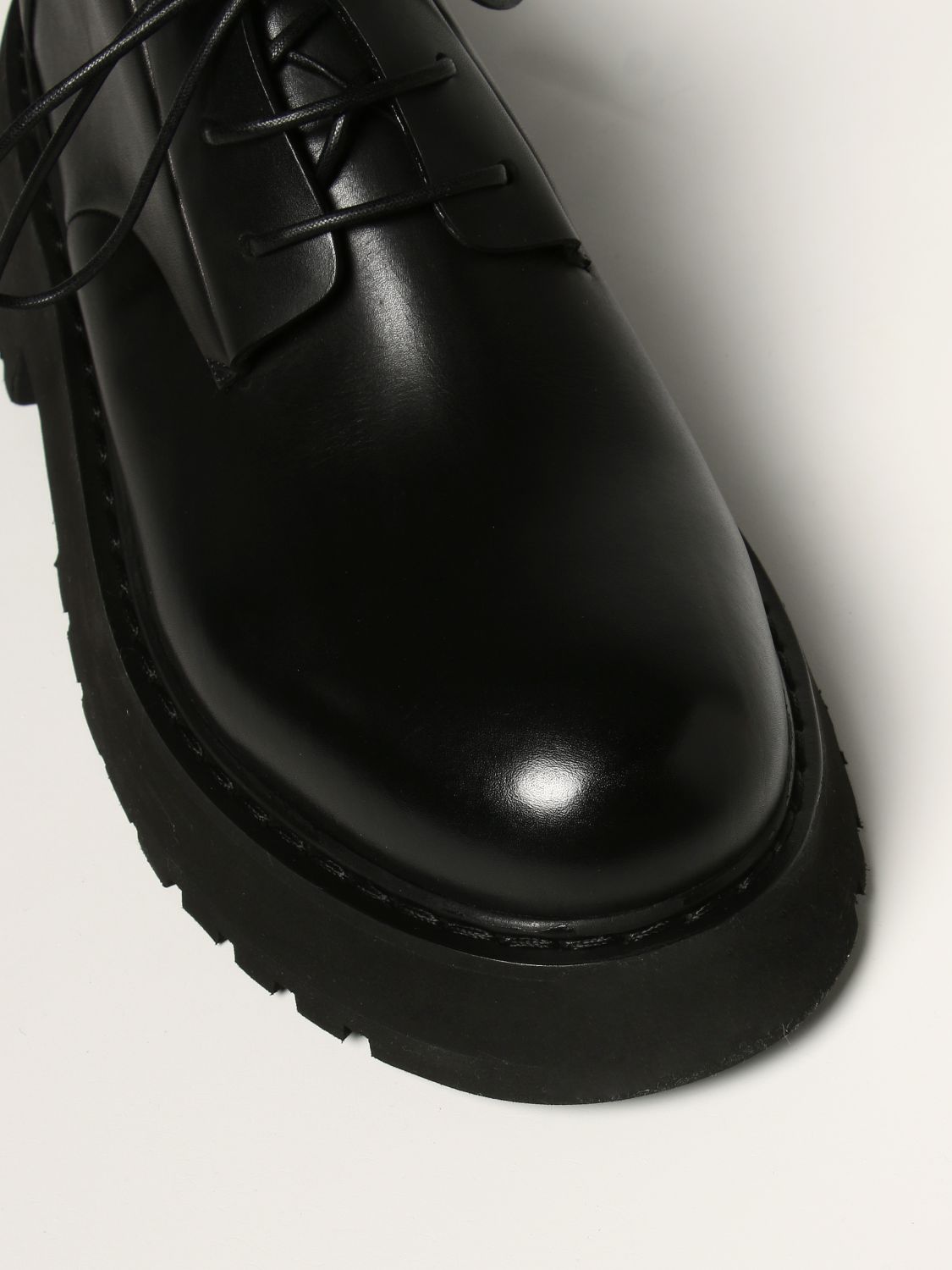 MARSÈLL: Micarro leather derby shoes - Black | Brogue Shoes Marsèll ...