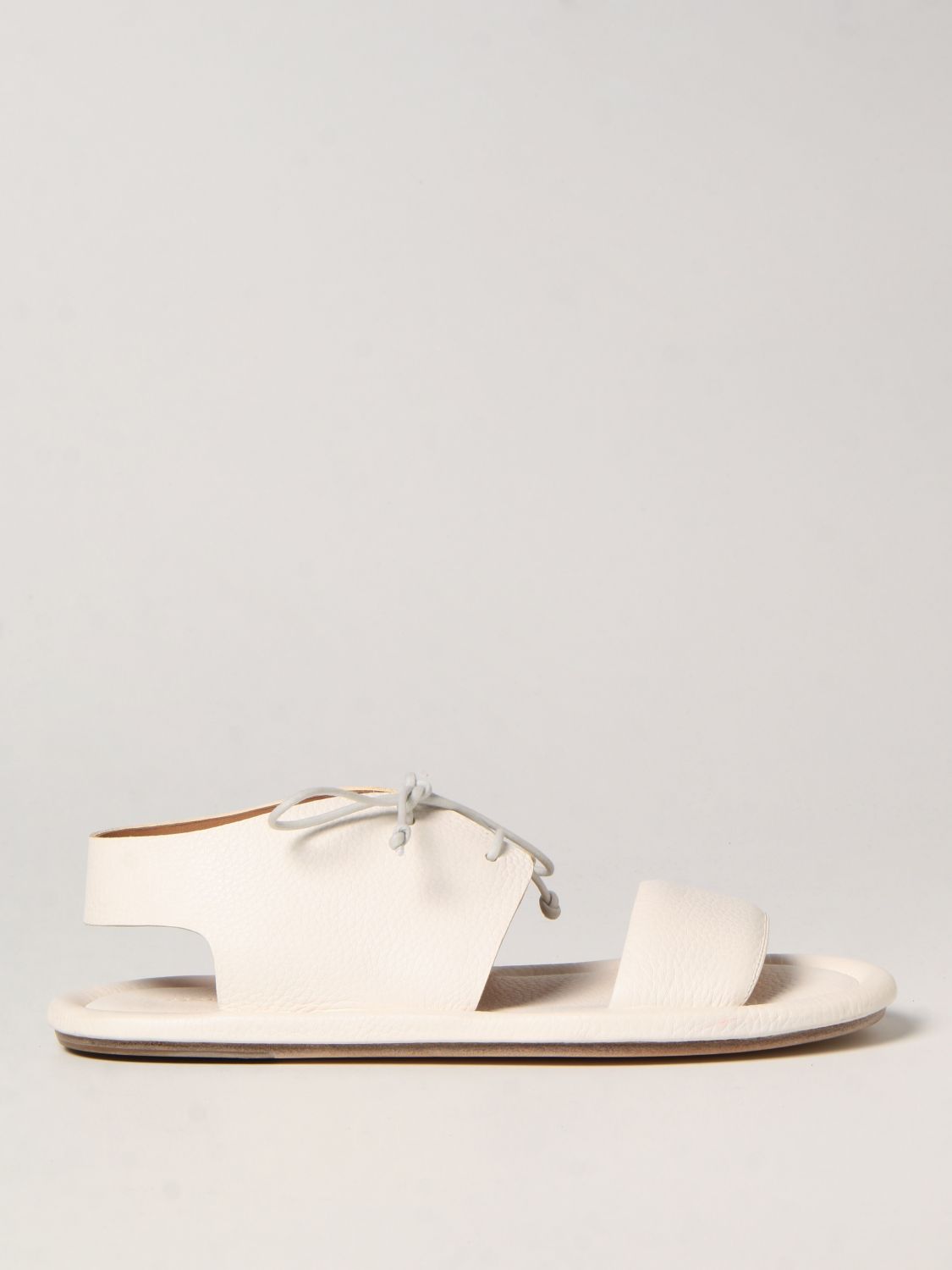 MARSÈLL: Cornice sandals in volonata leather - White | Marsèll sandals ...