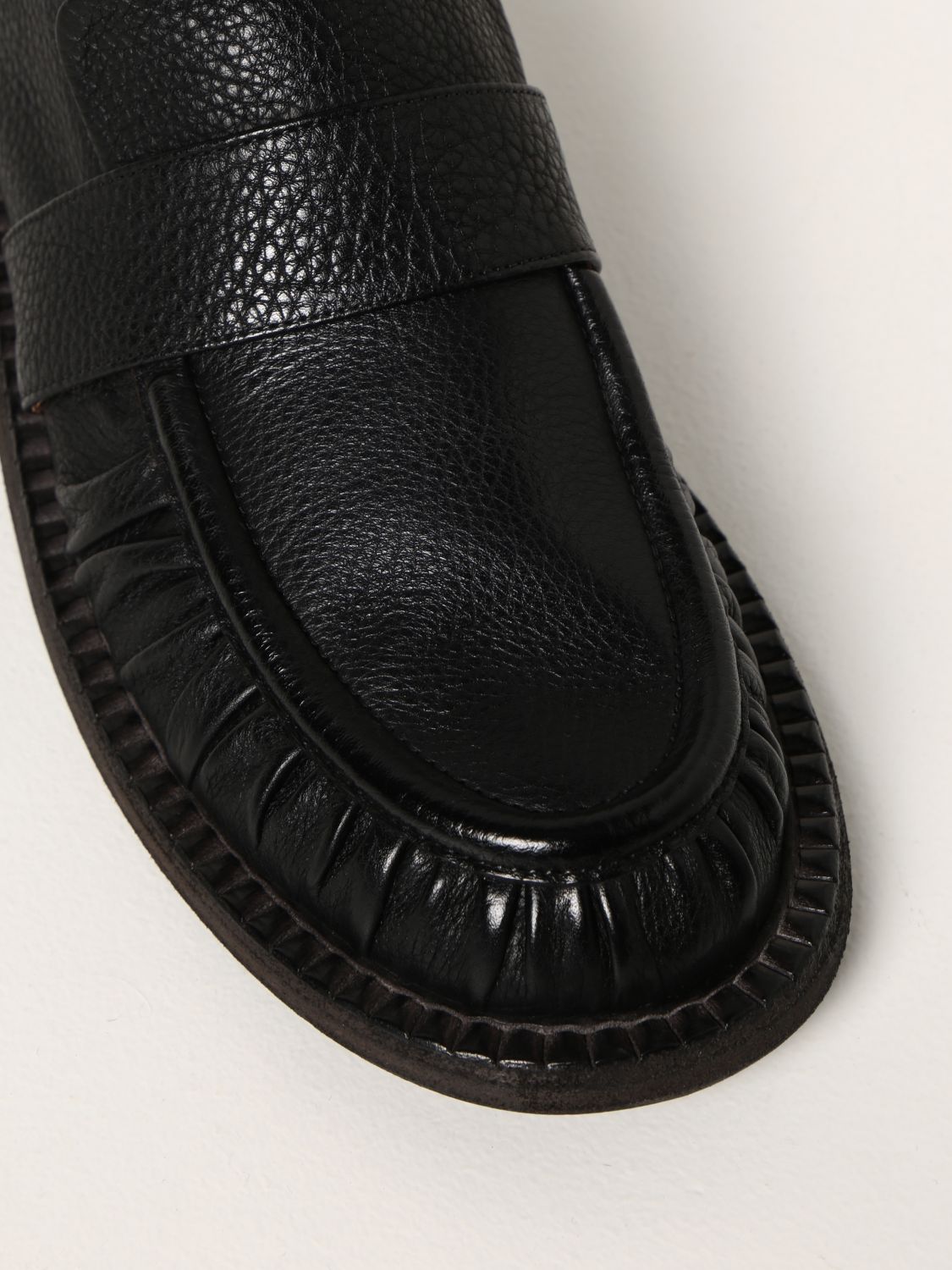 Loafers Marsèll: Marsèll Alluce Estiva loafers in dry milled leather black 4