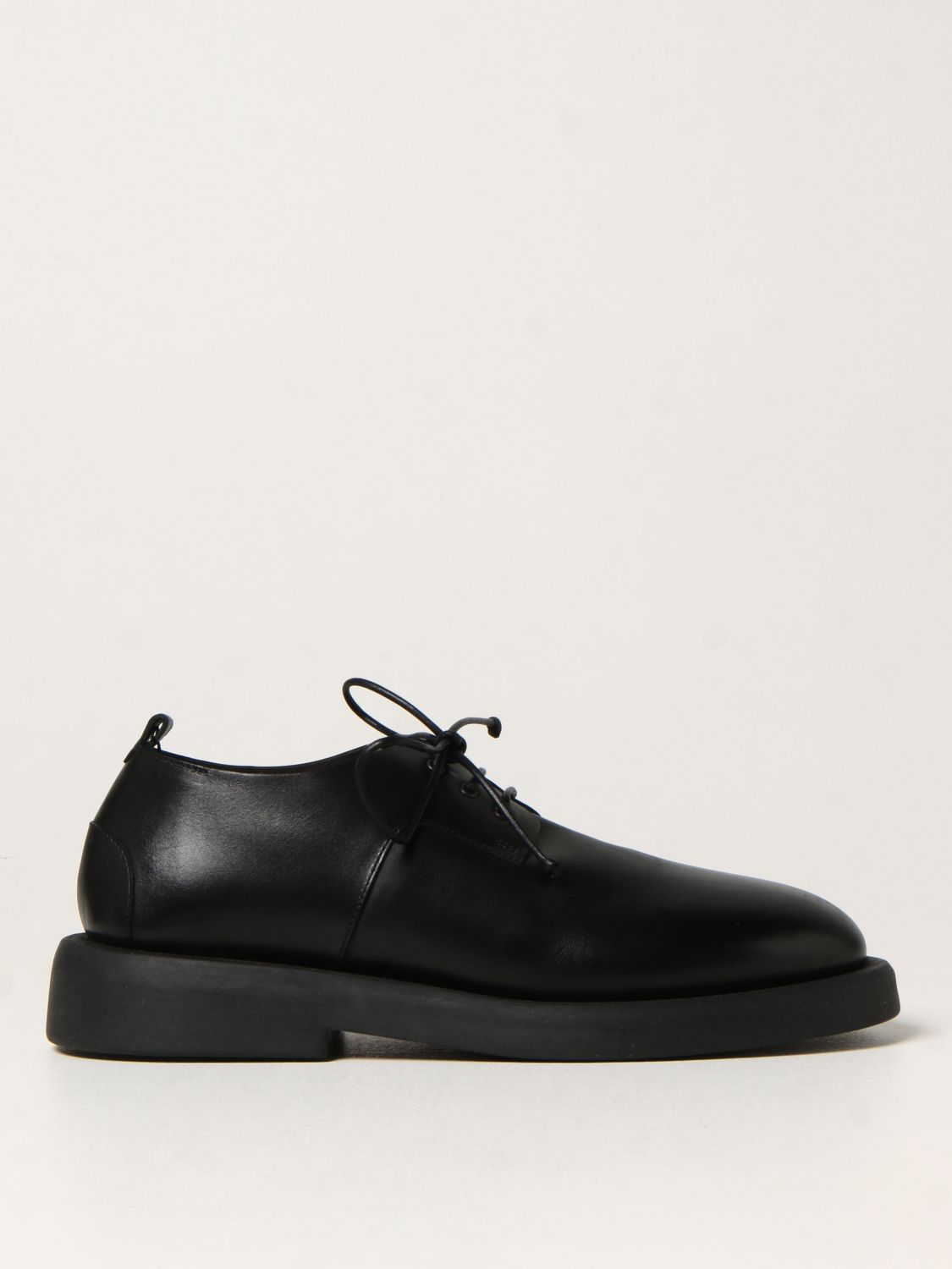 MARSÈLL: Gommello leather derby shoes - Black | Marsèll brogue shoes ...