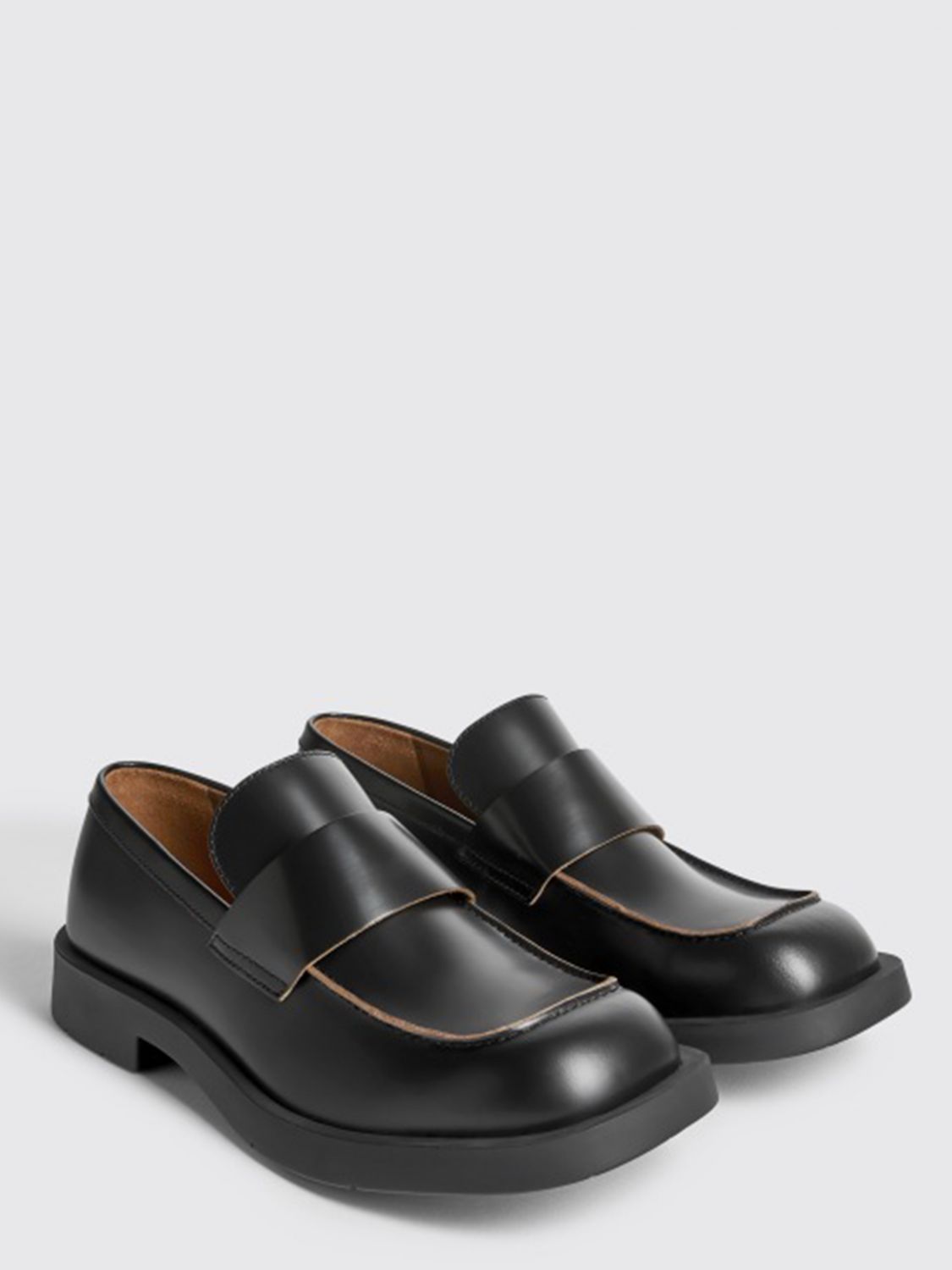 CAMPERLAB: Mil 1978 moccasins in leather - Black | Camperlab loafers ...