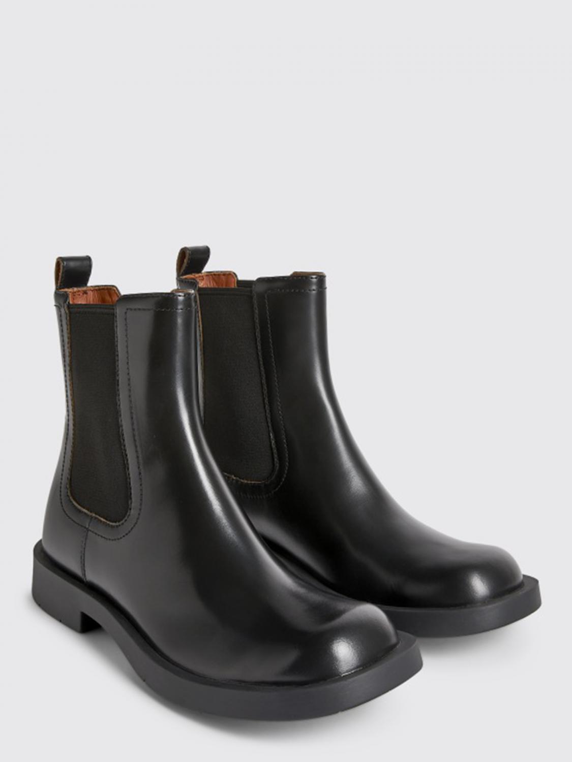 CAMPERLAB: Mil 1978 leather ankle boots - Black | Camperlab flat