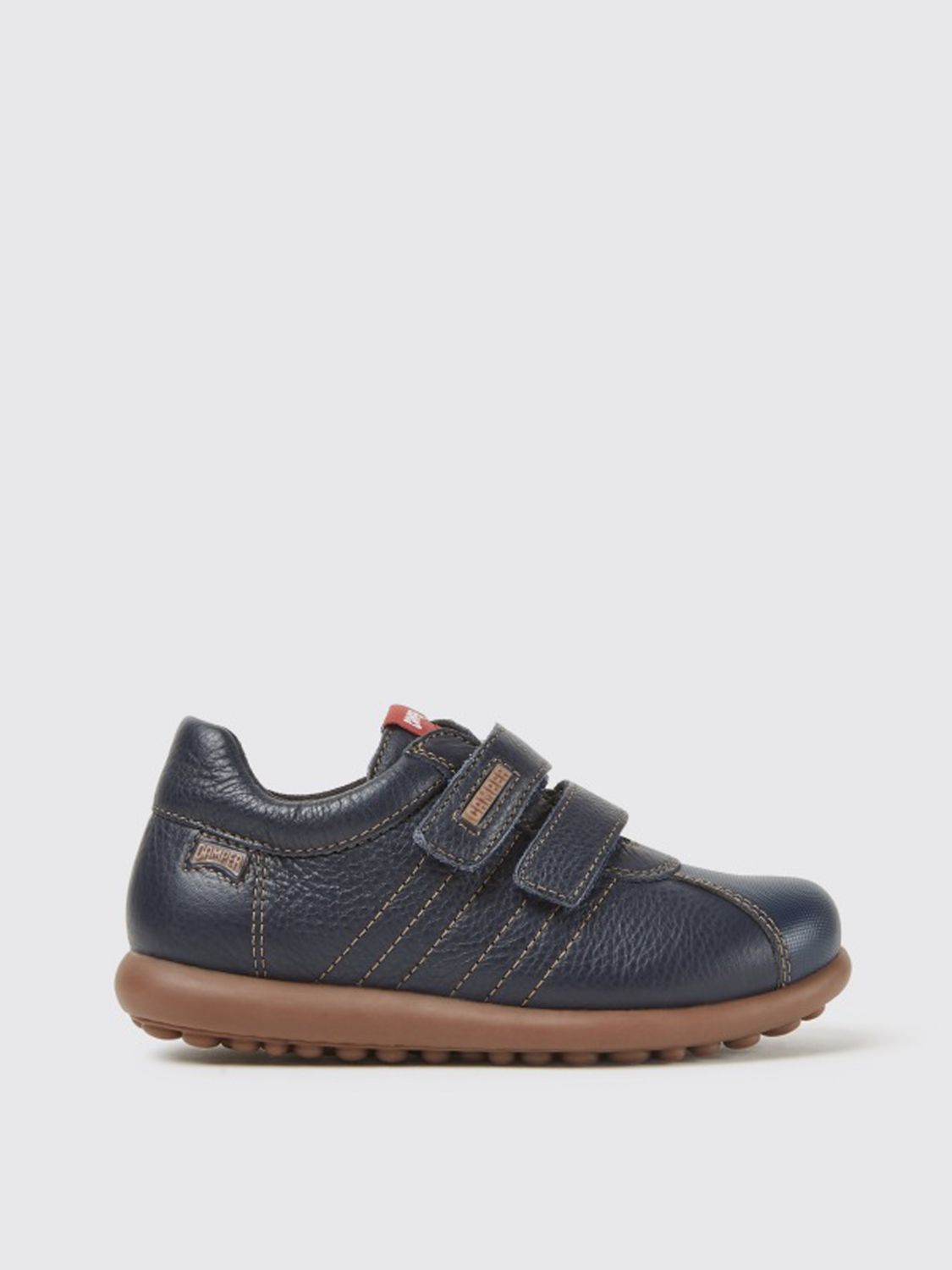 CAMPER: Pelotas sneakers in calfskin - Blue | Camper shoes 80353-043 PELOTAS online on