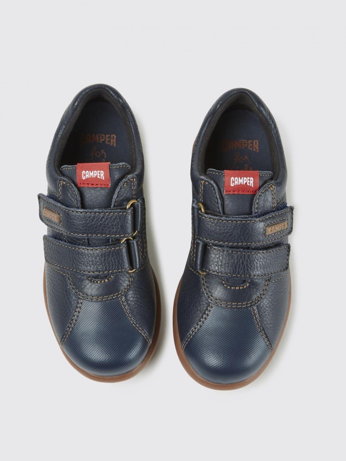 Outlet de Camper: Zapatos para niño, Azul Oscuro  Zapatos Camper 80353-043  PELOTAS en línea en