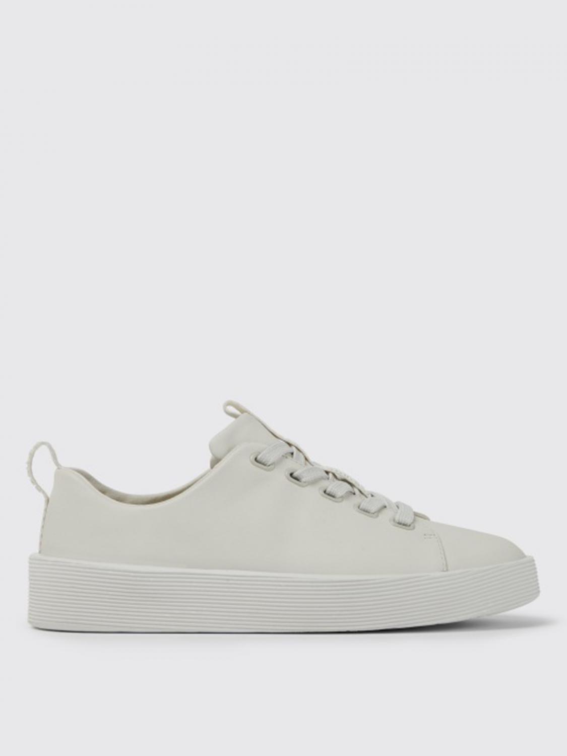 white camper trainers