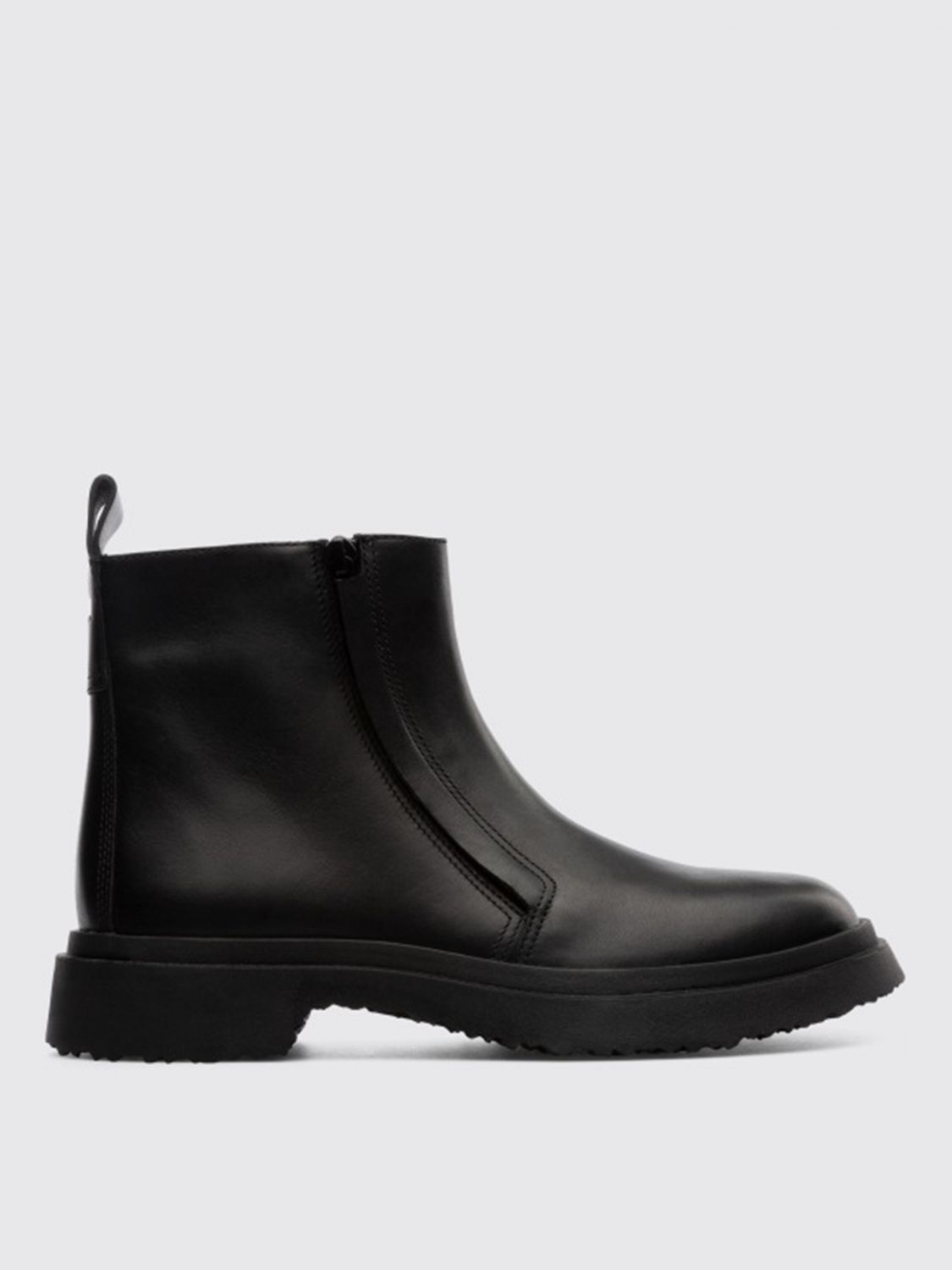 Camper Right Calfskin Ankle Boots (Boots,Flat Boots)