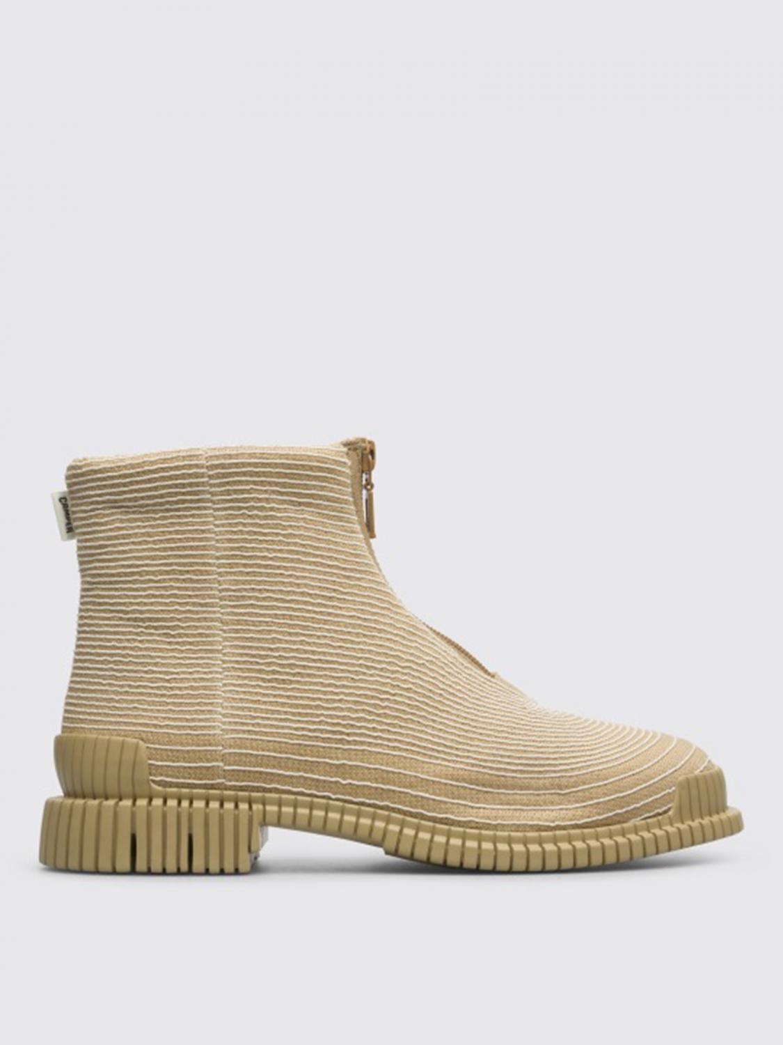 CAMPER: Botines planos mujer - Beige | Botines Planos Camper K400545-002  PIX GIGLIO.COM