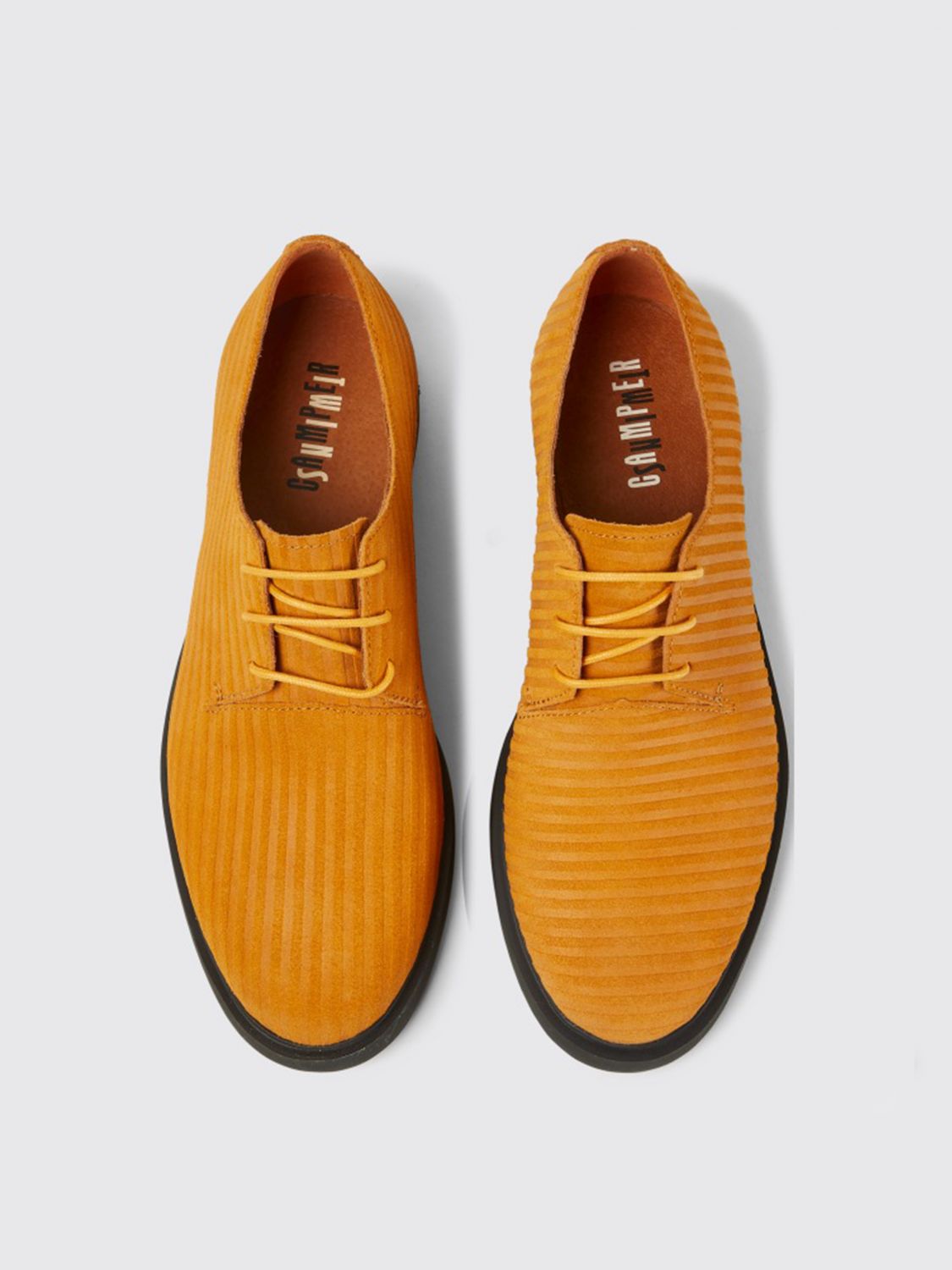 Derbies Camper: Chaussures femme Camper orange 3