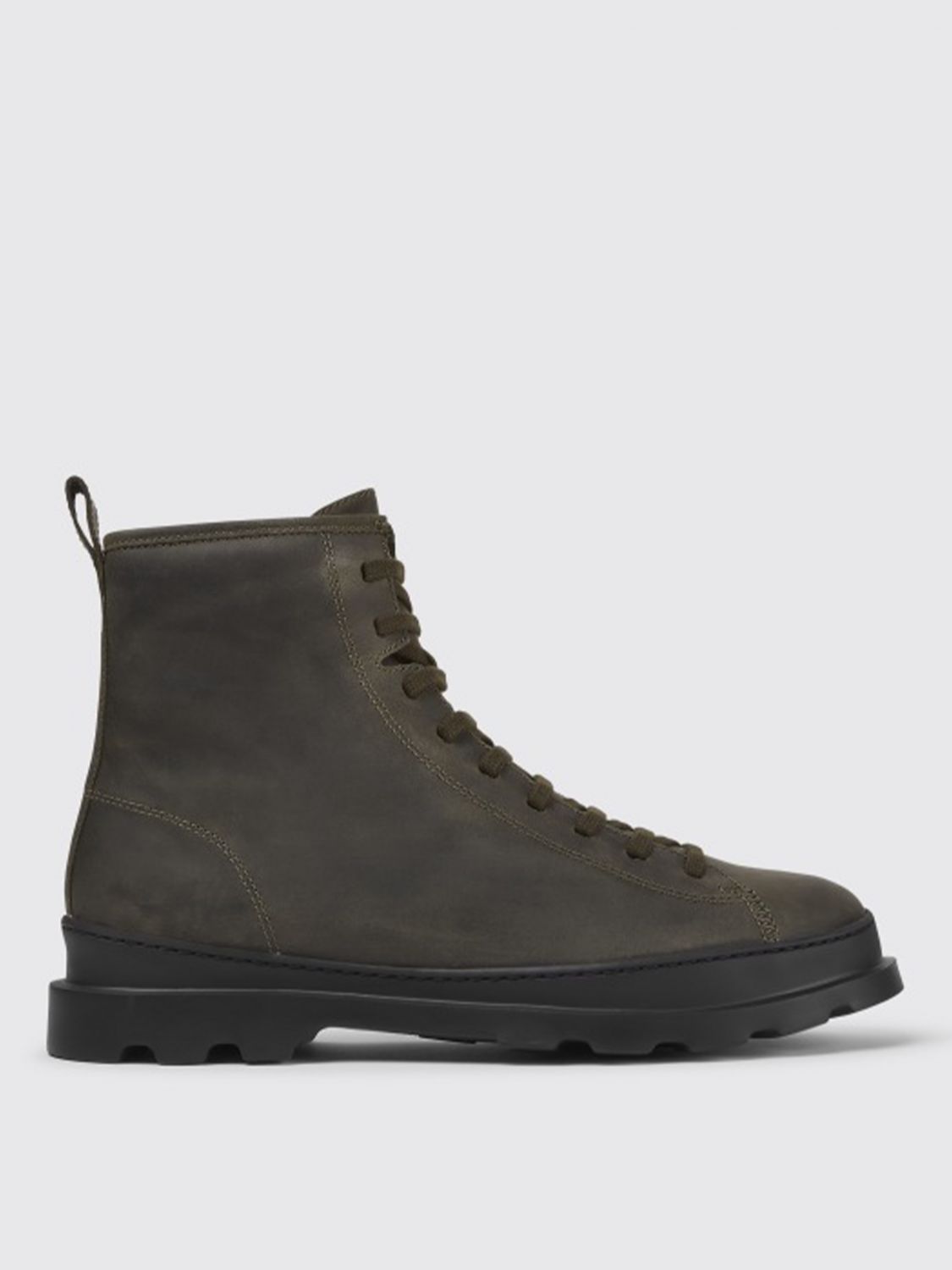 Camper Brutus Ankle Boot In Nubuck In Green | ModeSens