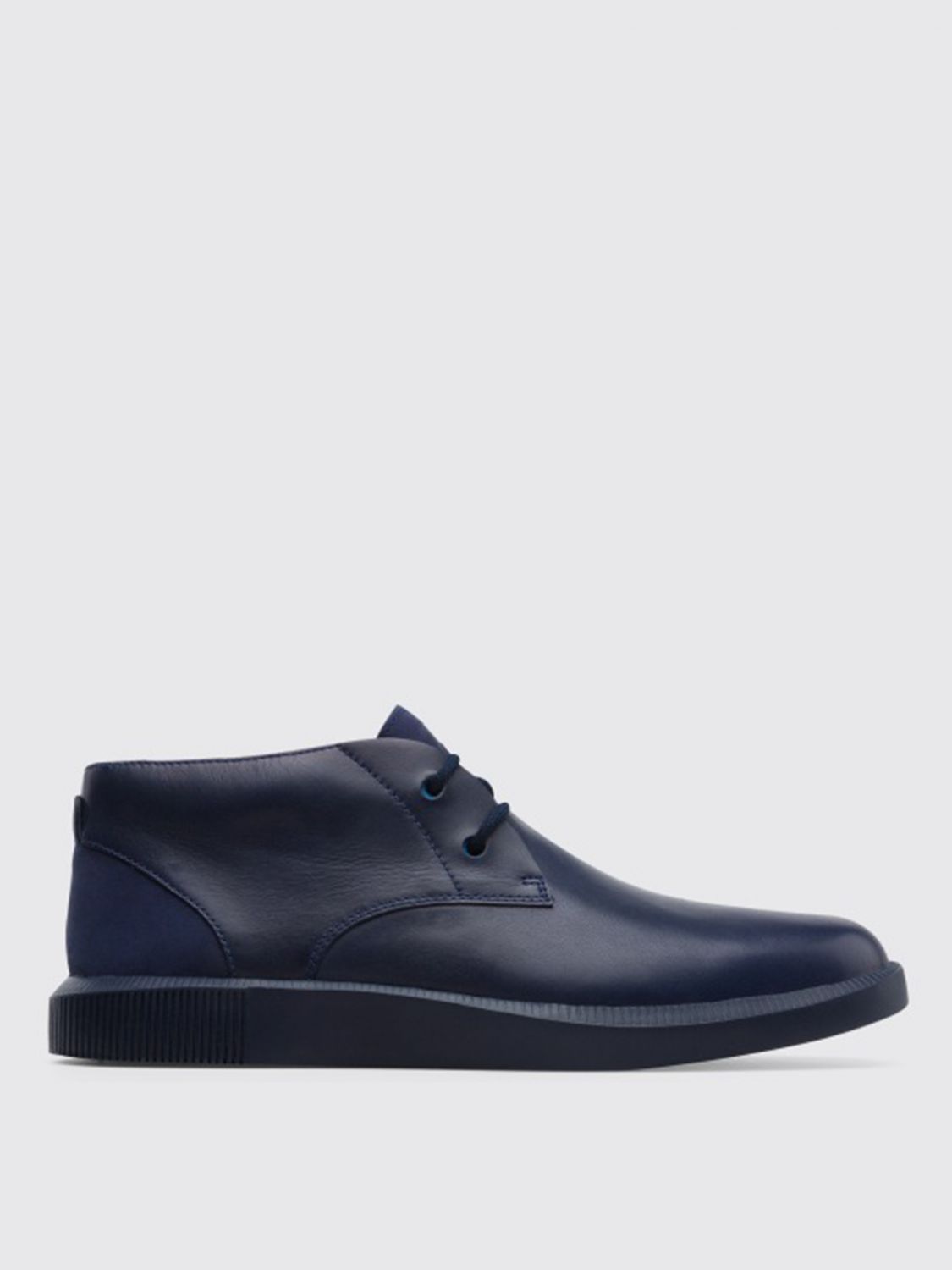 CAMPER: Zapatos abotinados para hombre, Azul Oscuro
