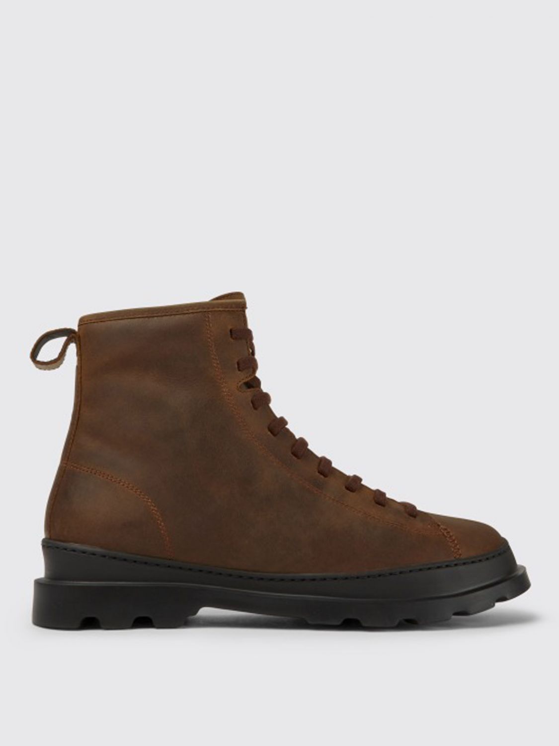 CAMPER: Brutus ankle boots in nubuck - Brown | Camper boots K300245-009 ...