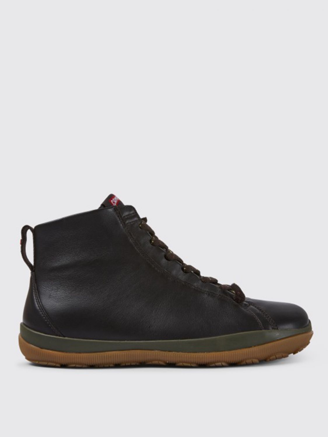 CAMPER: Pista sneakers in calfskin - Brown | Camper sneakers K300287-013 PEU PISTA online on GIGLIO.COM