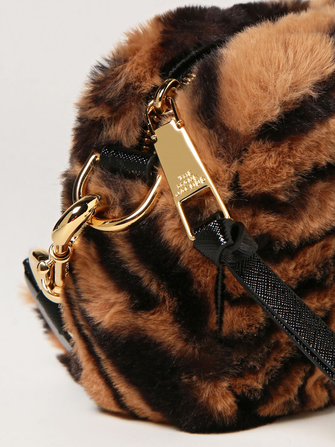 SNAPSHOT TIGER STRIPE FAUX FUR SHOULDER BAG for Women - Marc Jacobs sale