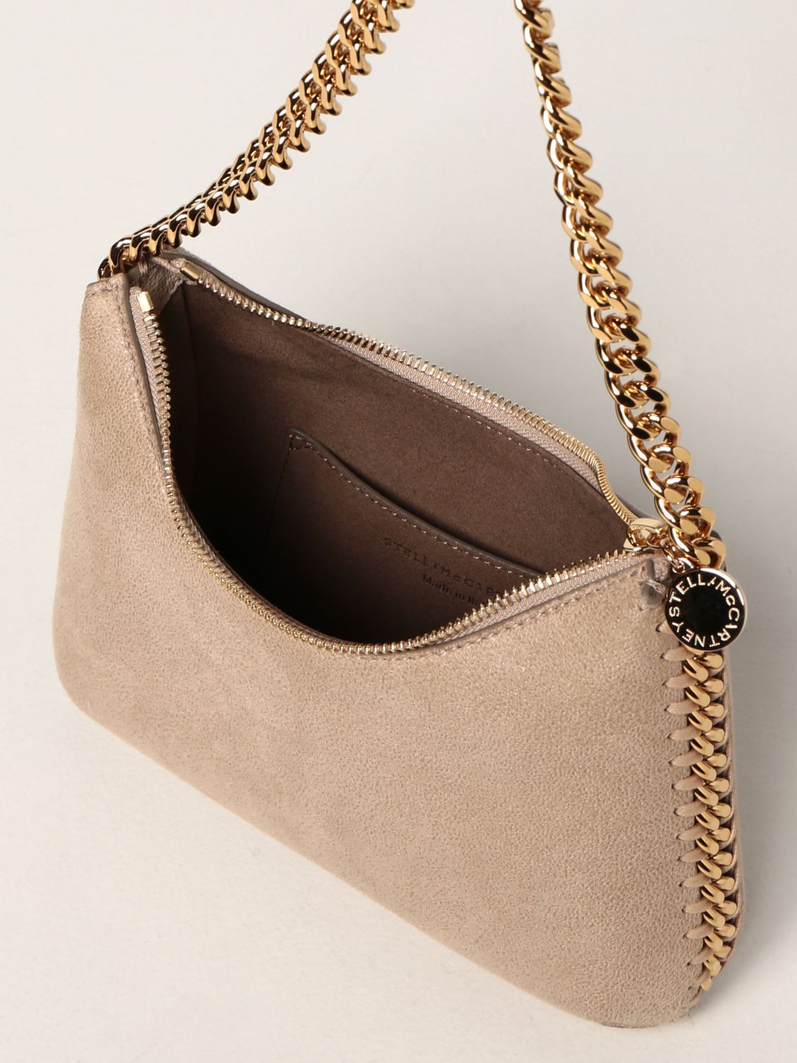 STELLA MCCARTNEY: bag in synthetic leather - Cream | Shoulder Bag