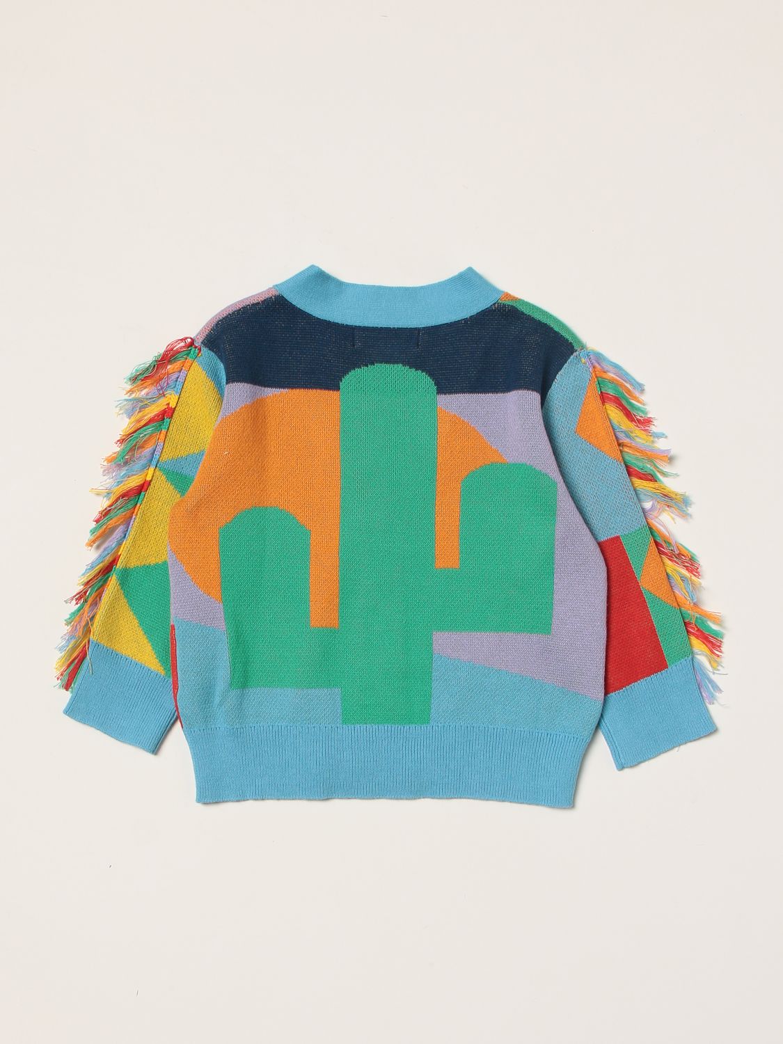 Jumper Stella Mccartney: Stella McCartney cardigan in colour-block cotton multicolor 2