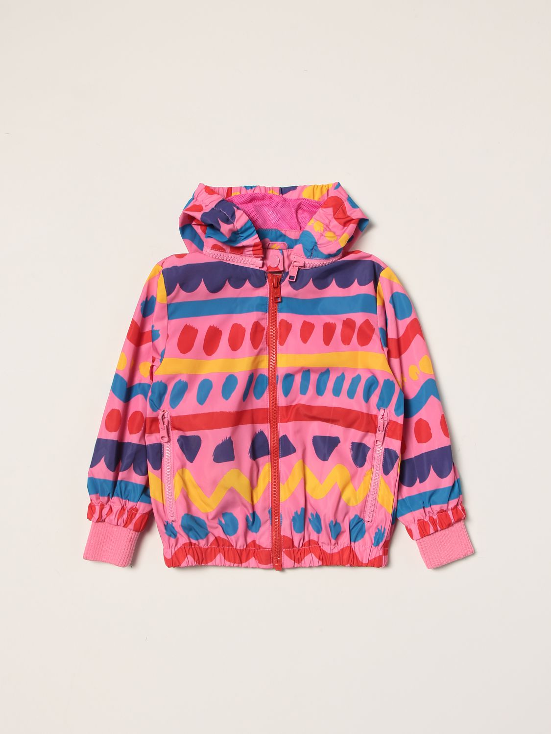 Jacket Stella Mccartney: Stella McCartney zip-up jacket with abstract print multicolor 1