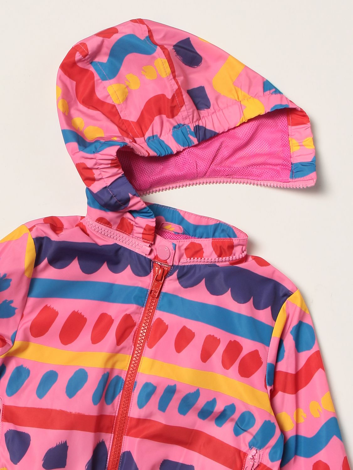 Jacket Stella Mccartney: Stella McCartney zip-up jacket with abstract print multicolor 3