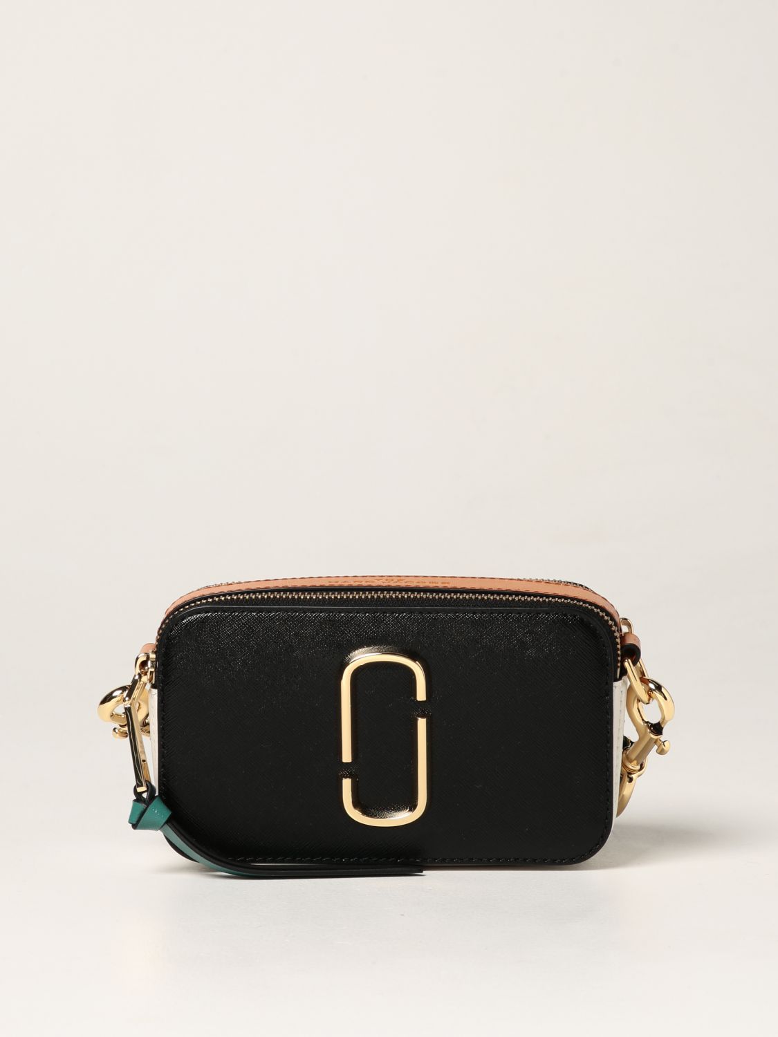 Marc Jacobs The Snapshot Saffiano Leather Bag In Black | ModeSens