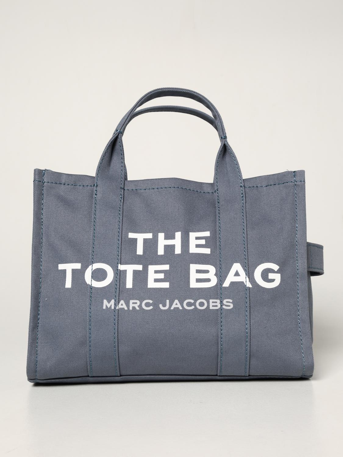 MARC JACOBS: The Tote Bag small bag with logo - Blue | Marc Jacobs tote ...