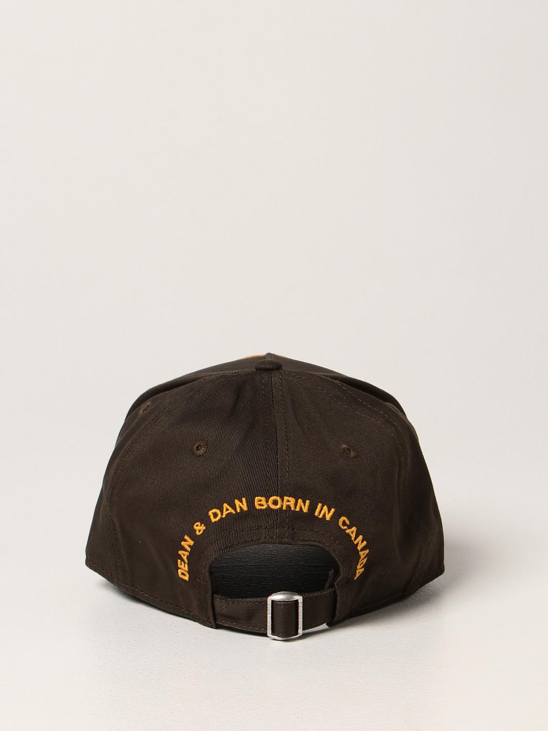 DSQUARED2: Cappello da baseball - Nero 1 | Cappello Dsquared2  BCM401105C00001 GIGLIO.COM