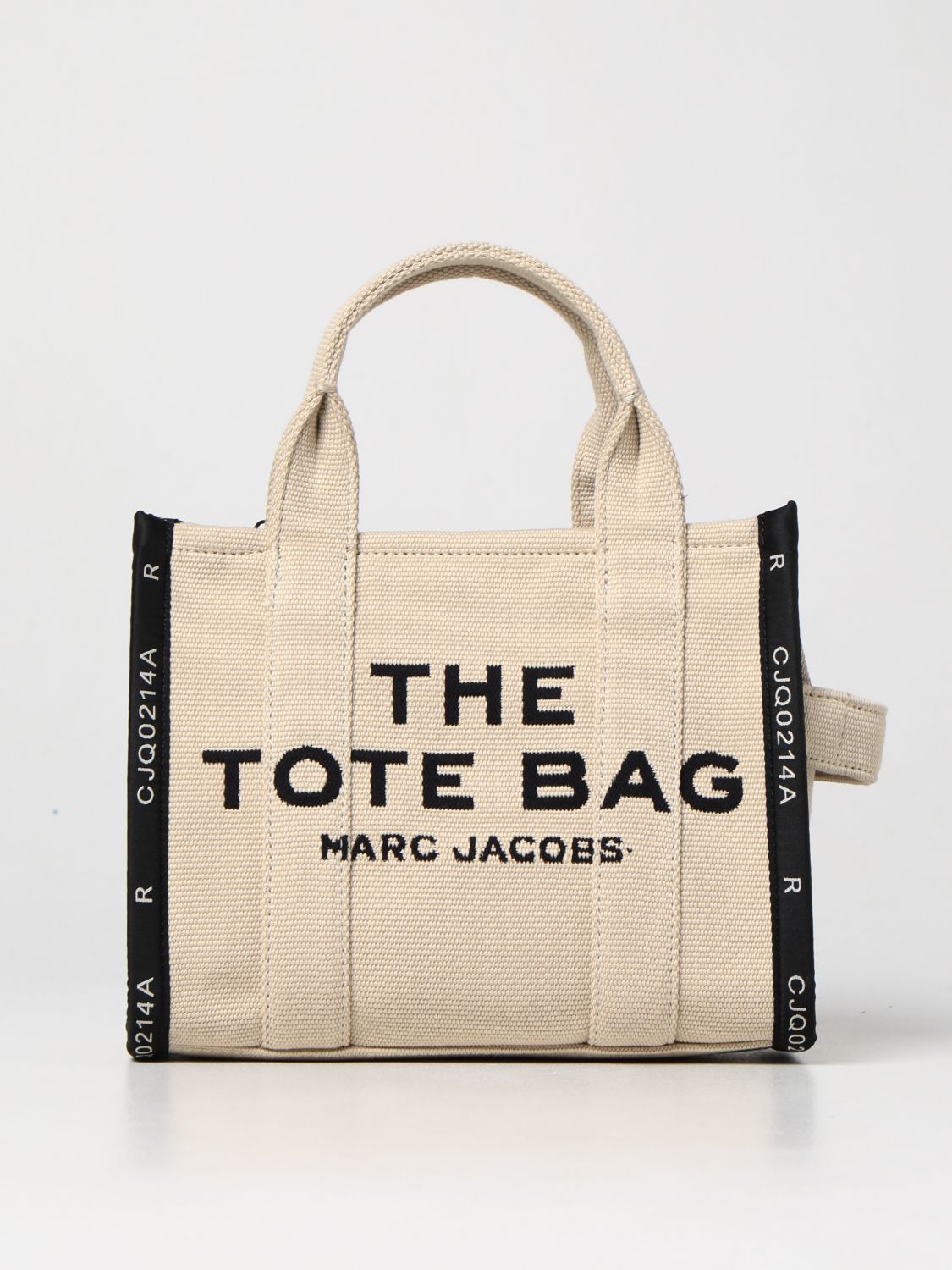 MARC JACOBS: The Tote Bag canvas bag - Beige | Marc Jacobs tote bags ...