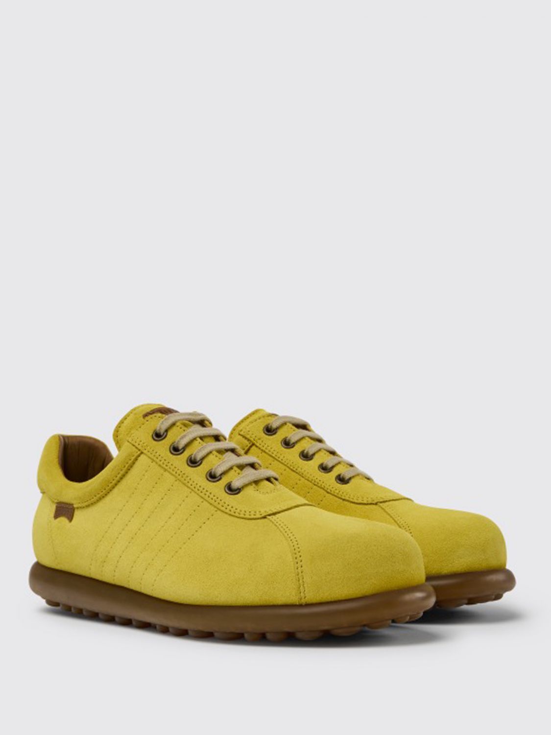 Outlet: in nubuck - Yellow | Camper sneakers 16002-301 PELOTAS online on GIGLIO.COM