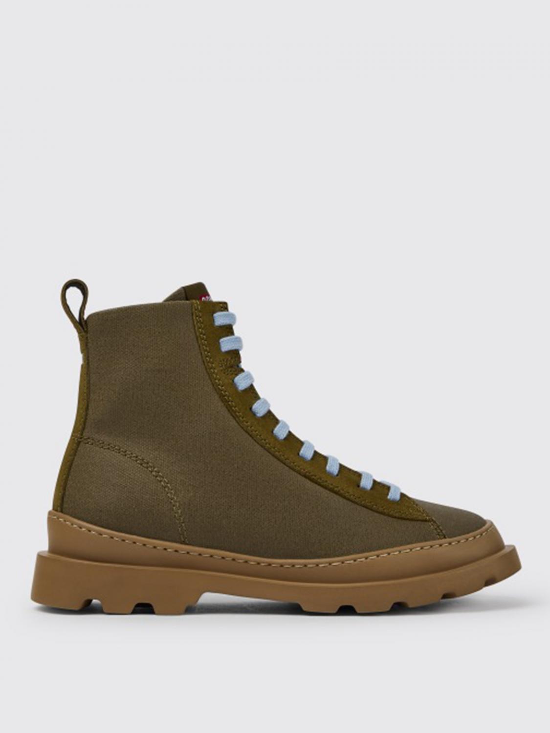 CAMPER: Botines planos mujer - Verde | Botines Planos Camper K400621-003  BRUTUS GIGLIO.COM