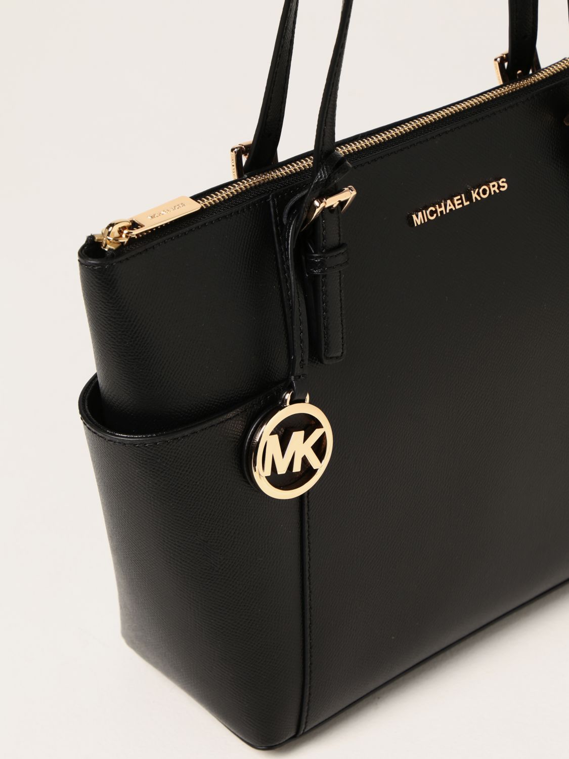 MICHAEL KORS: tote bags for woman - Black  Michael Kors tote bags  30F3GZAT4T online at