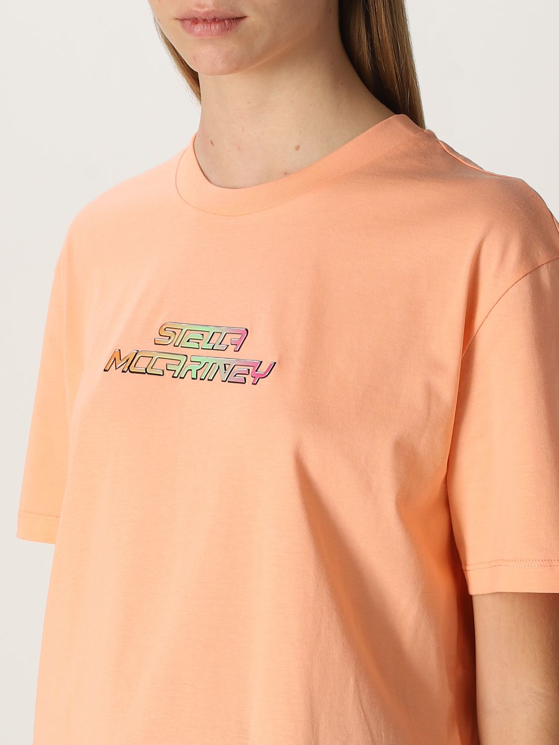 Stella McCartney cotton t-shirt with logo