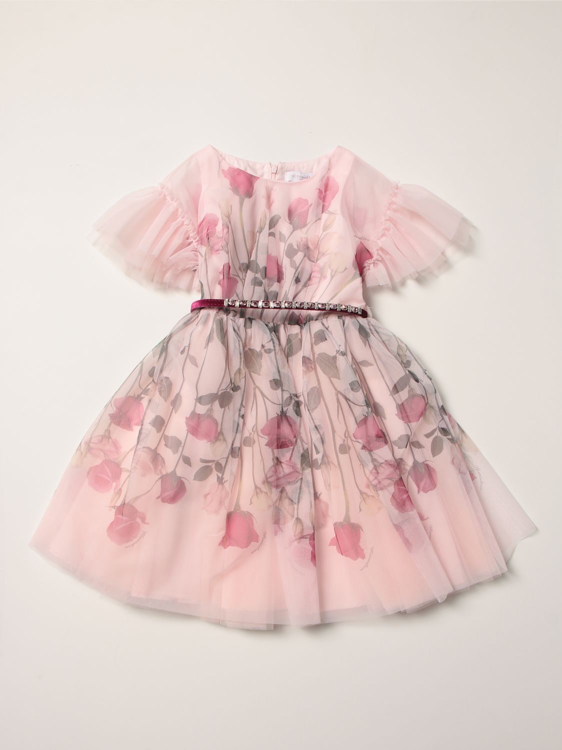 Платье Monnalisa: Платье Monnalisa девочка розовый 1