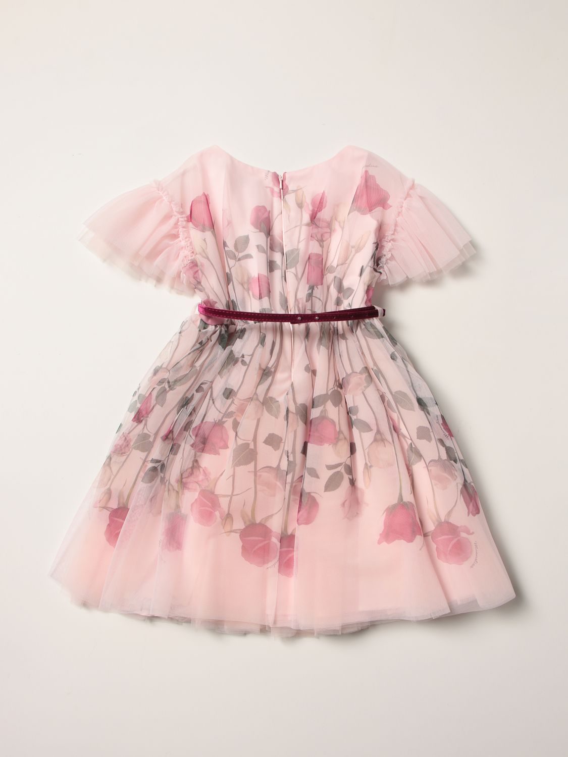 Платье Monnalisa: Платье Monnalisa девочка розовый 2