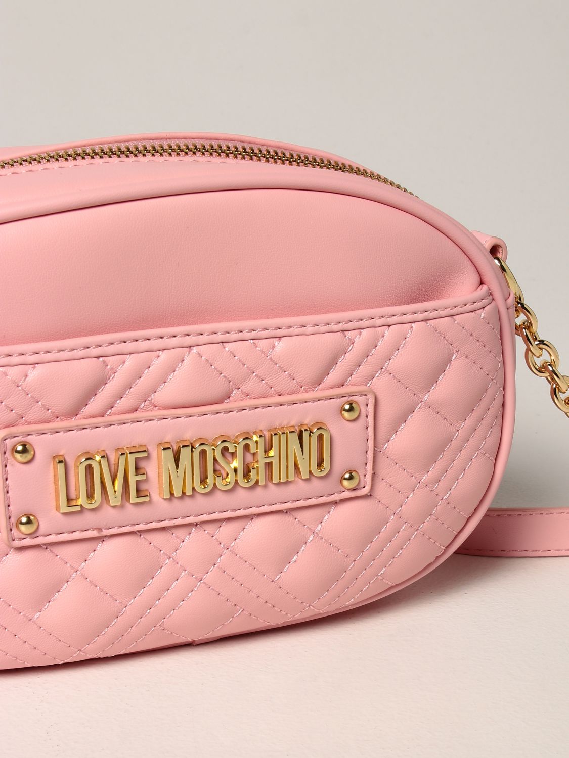 Leather Shoulder Bags Love Moschino Women Women Bags Love Moschino Women Leather Bags Love Moschino Women Leather Shoulder Bags Love Moschino Women Leather Shoulder Bag LOVE MOSCHINO pink 