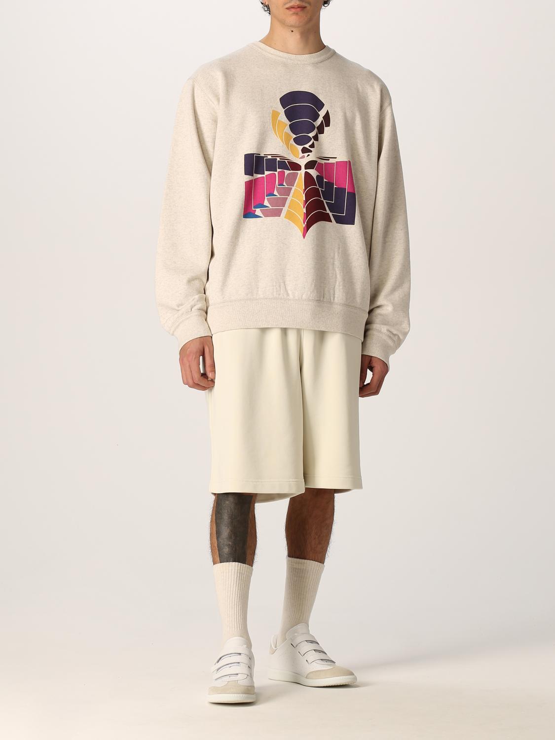 ISABEL MARANT: Sudadera hombre - Crudo | Sudadera Isabel Marant  SW012522P036H GIGLIO.COM