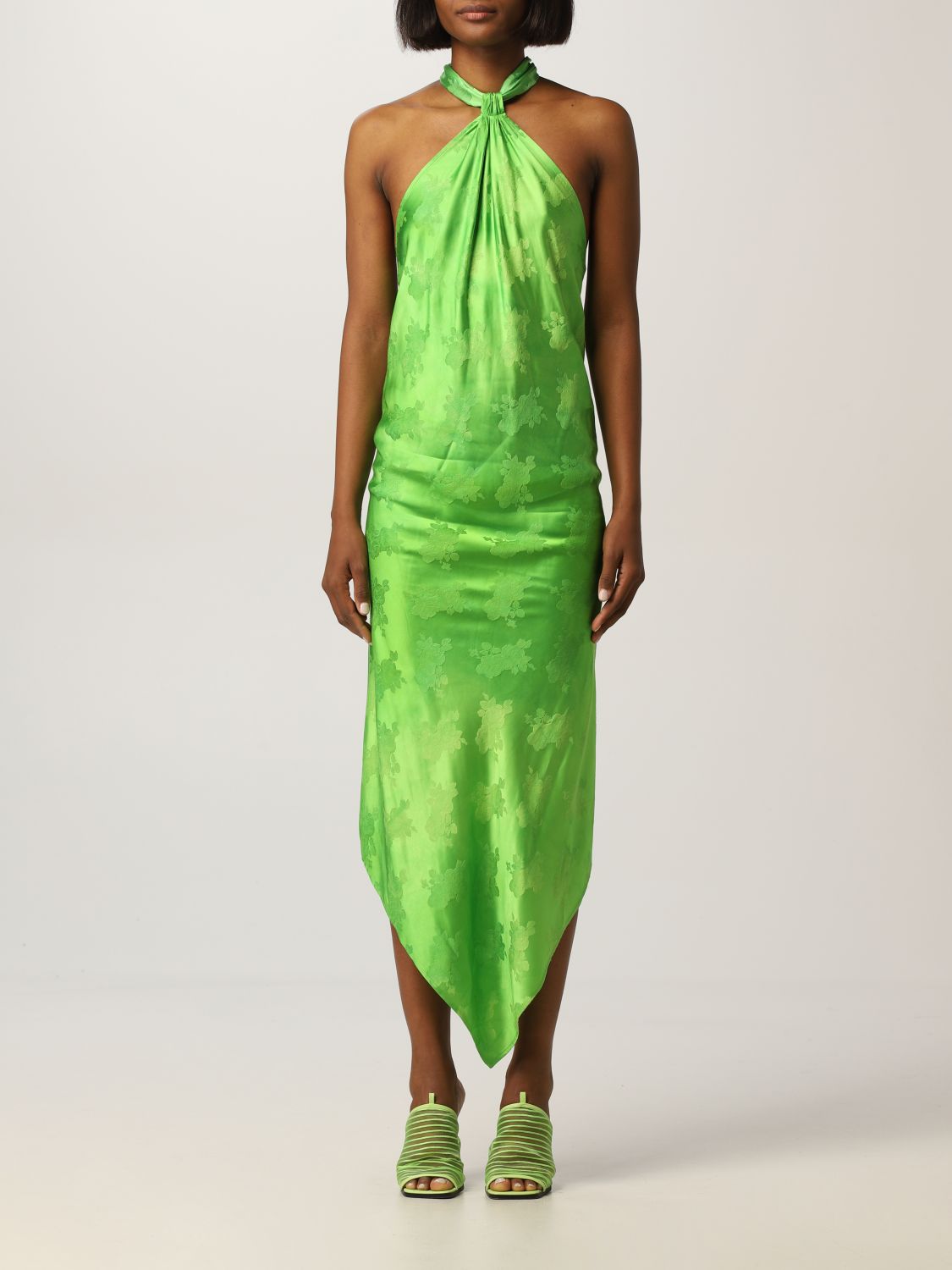Dress Giuseppe Di Morabito: Giuseppe Di Morabito dress in jacquard viscose green 1