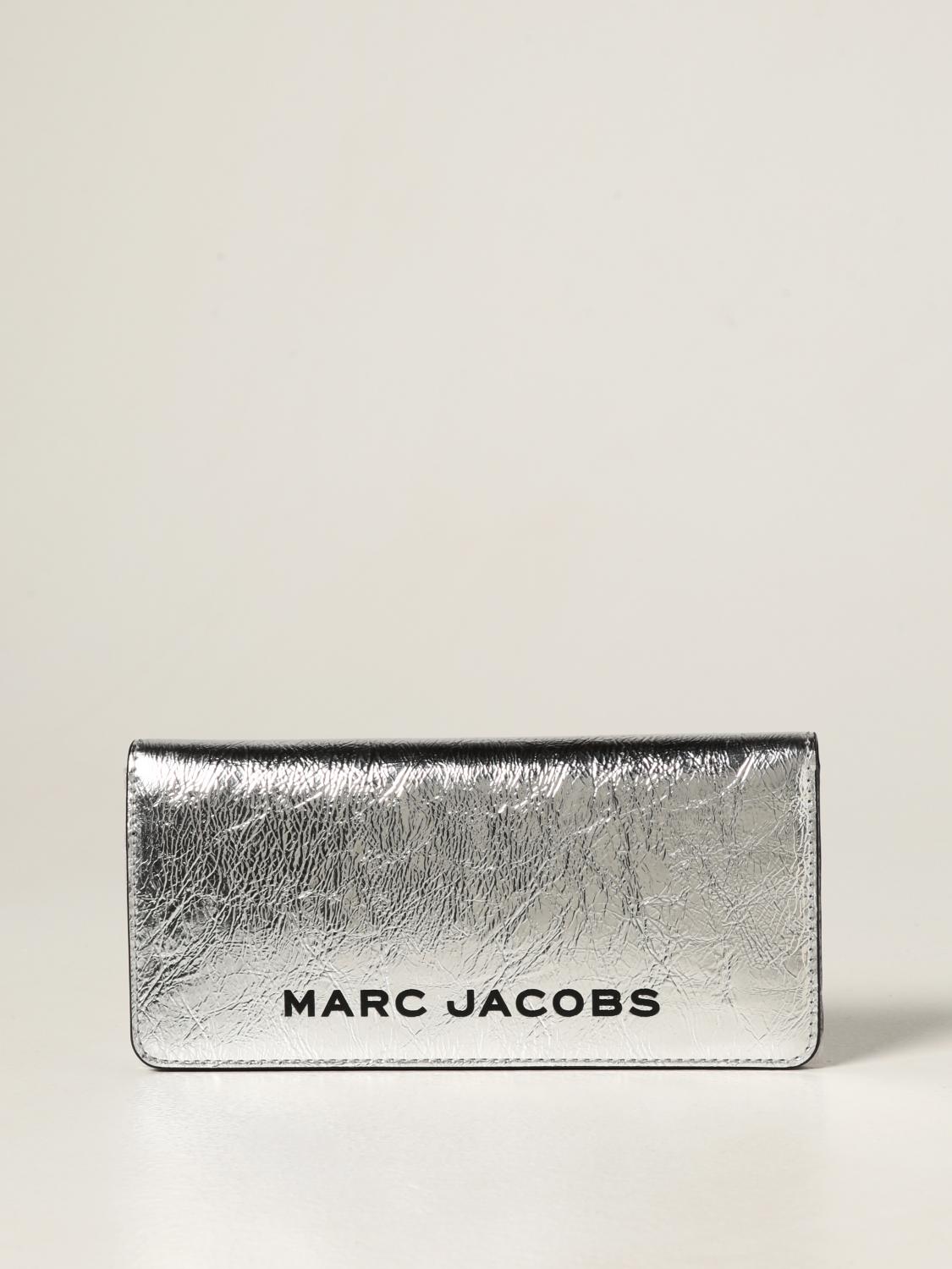 marc jacobs silver wallet