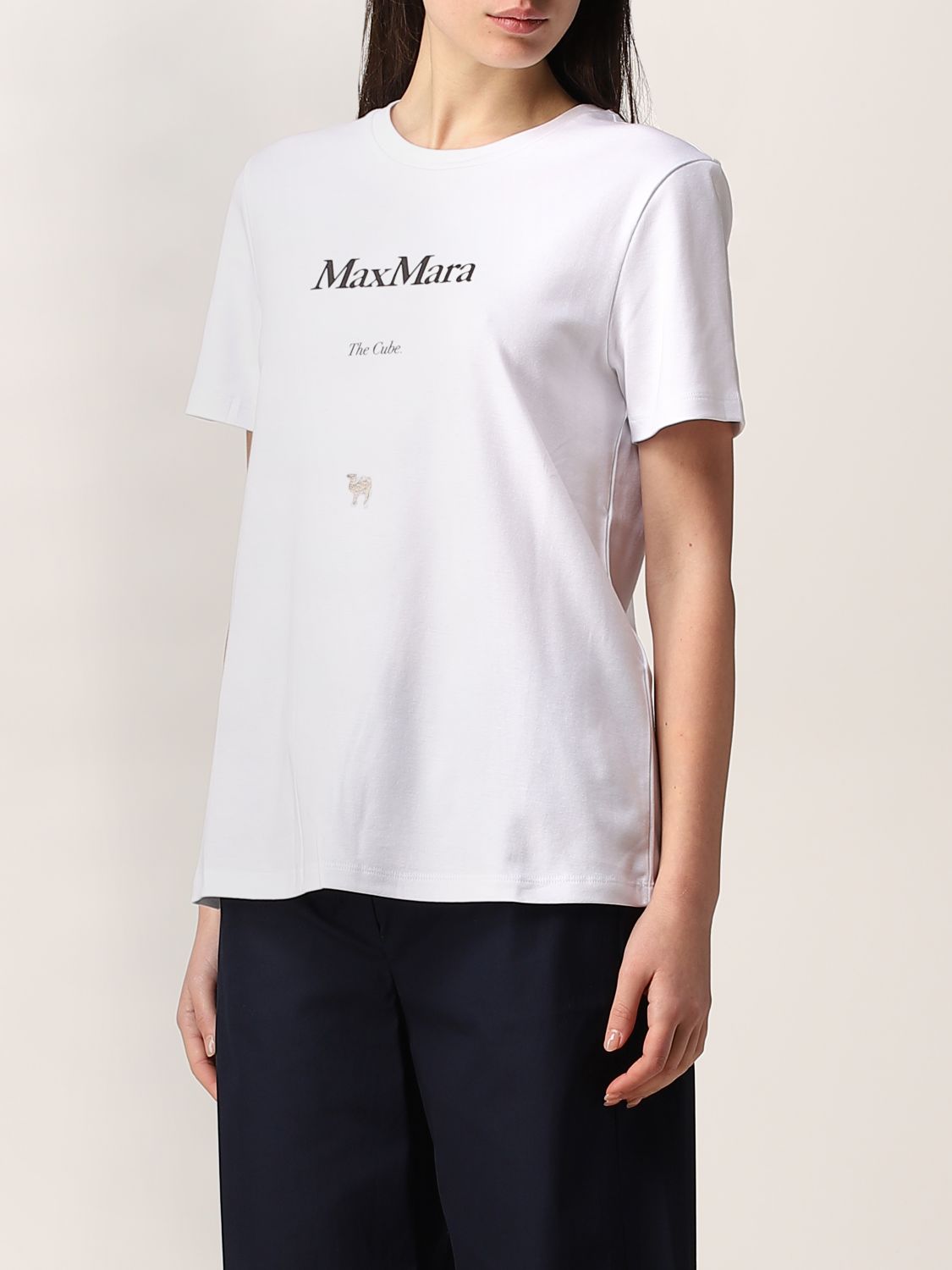 Max Mara Tシャツ ホワイト L | vrealitybolivia.com