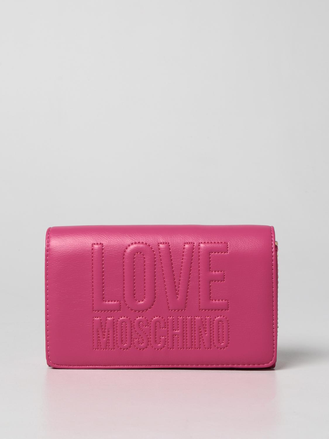 LOVE MOSCHINO Bag In Synthetic Leather With Logo Fuchsia Love 