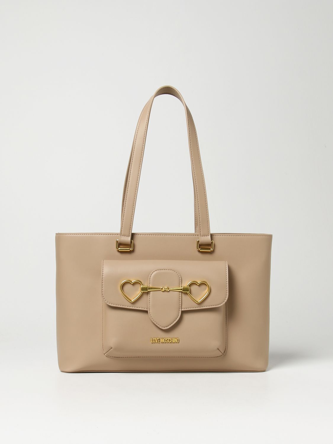 LOVE MOSCHINO: bag in synthetic leather - | Love Moschino tote bags JC4074PP1ELC0 online on GIGLIO.COM