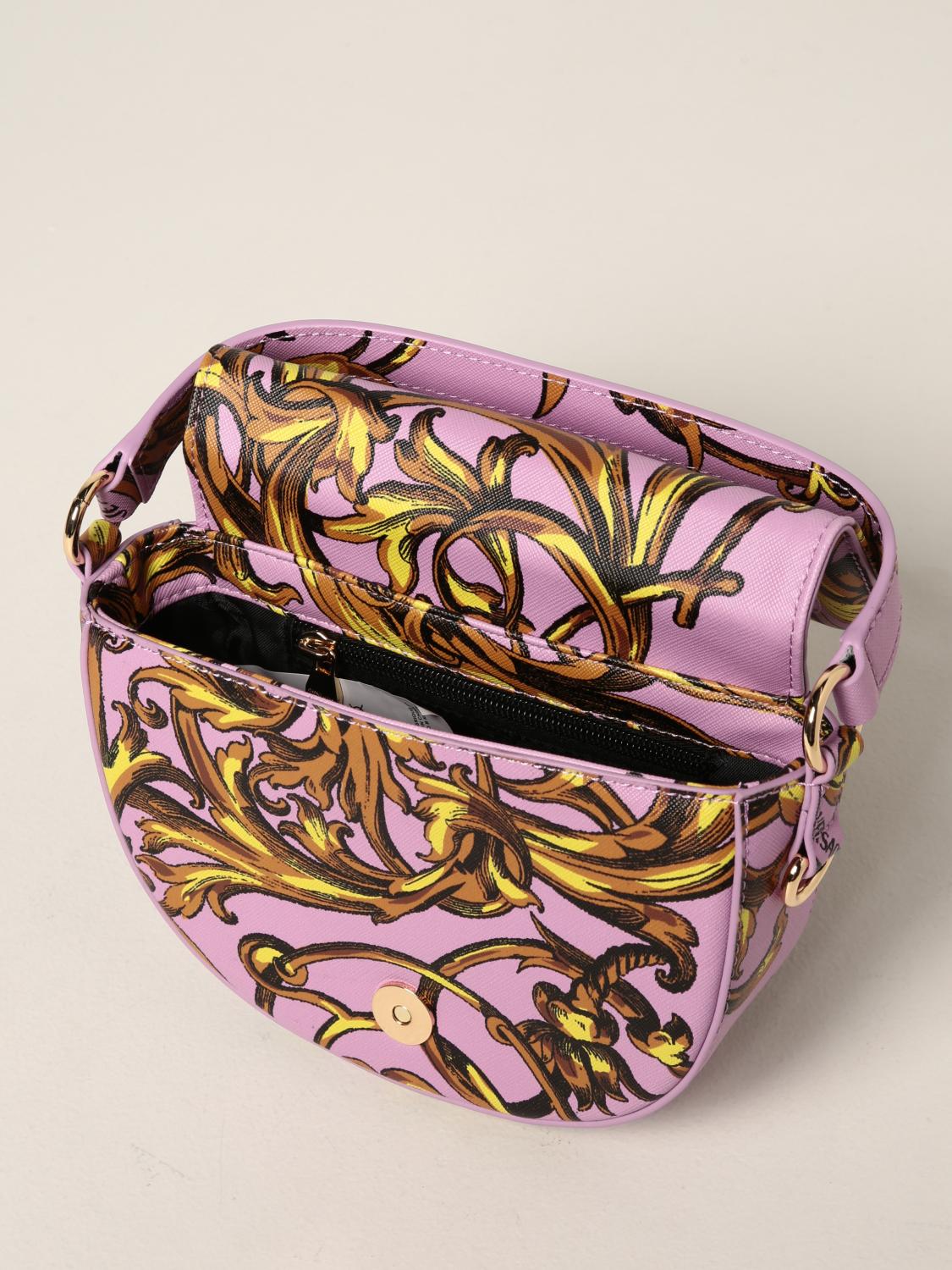 VERSACE JEANS COUTURE bag with Regalia Baroque print Gold Versace