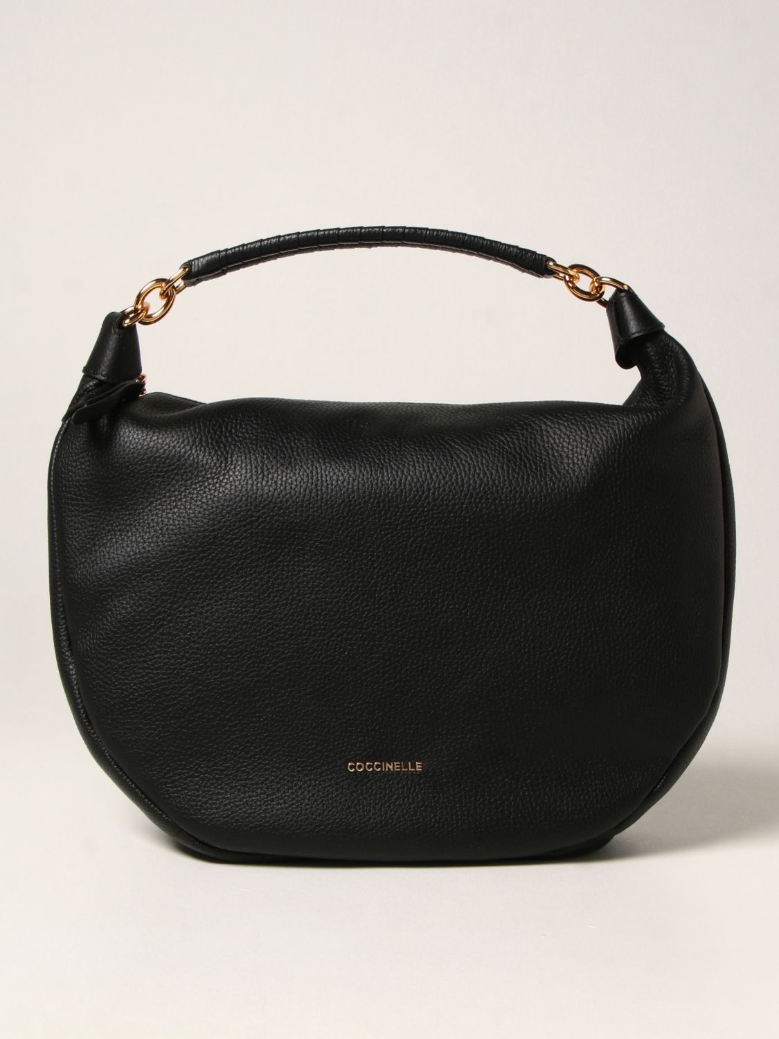 Coccinelle Maelody Bag In Grained Leather In Black | ModeSens