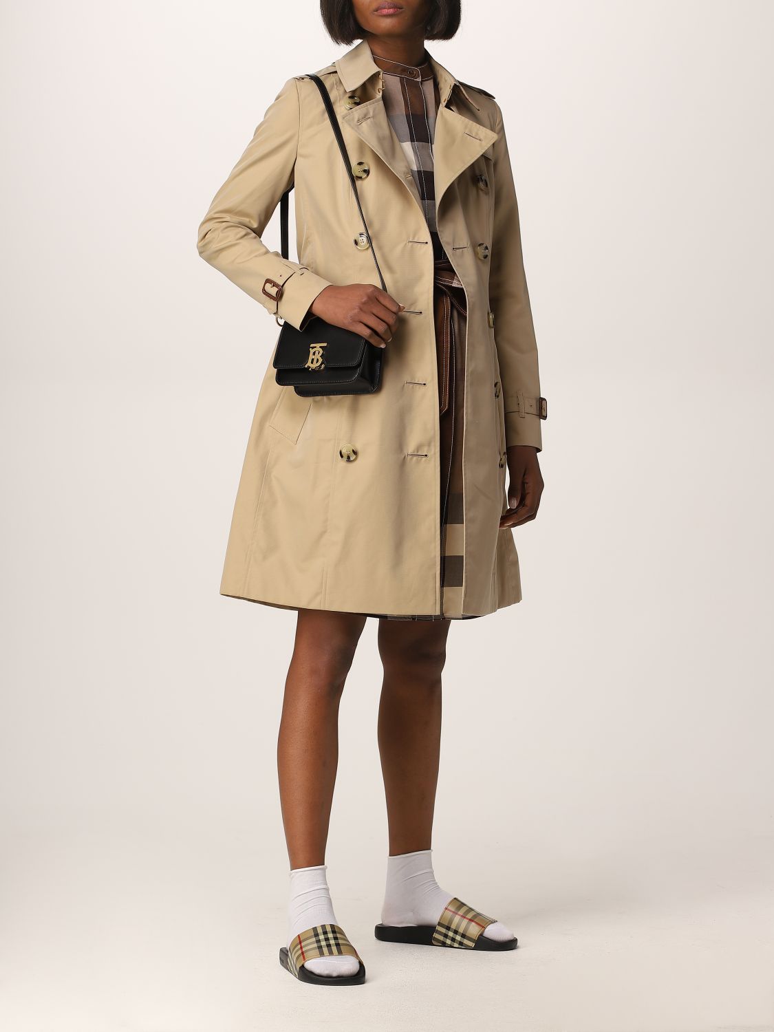 BURBERRY: The Chelsea double-breasted coat - | Burberry trench coat 8045776 on
