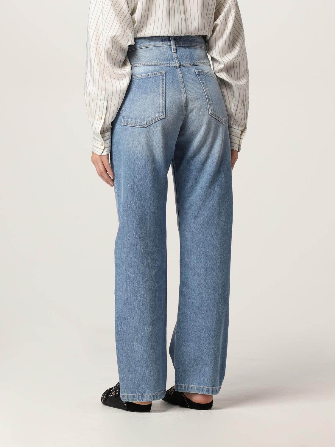 ISABEL MARANT: straight jeans in washed 