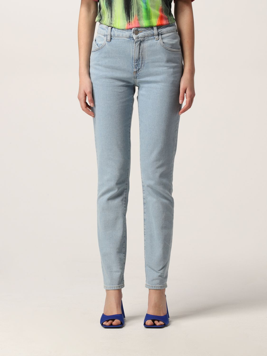 Jeans The Attico: The Attico 5-pocket jeans in denim denim 1